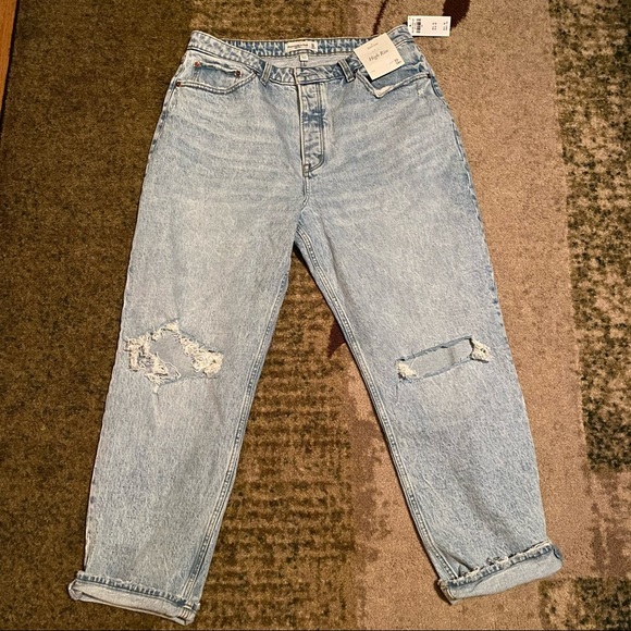Abercrombie Fitch Jeans Abercrombie Fitch Curve Love High Rise Dad Jeans Poshmark